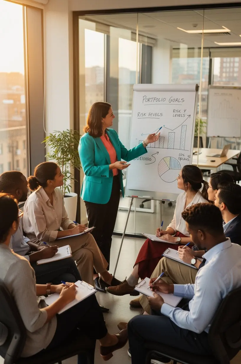 Professional business solutions illustration